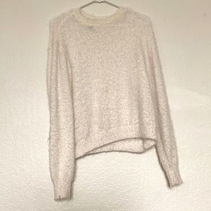 Fuzzy Cream Sweater